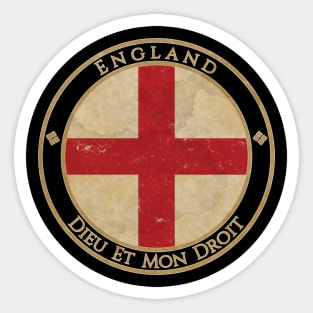 Vintage England Europe European EU Flag Sticker